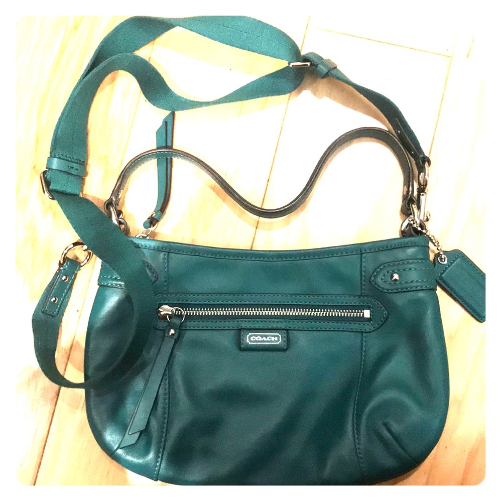 Teal Coach Purse